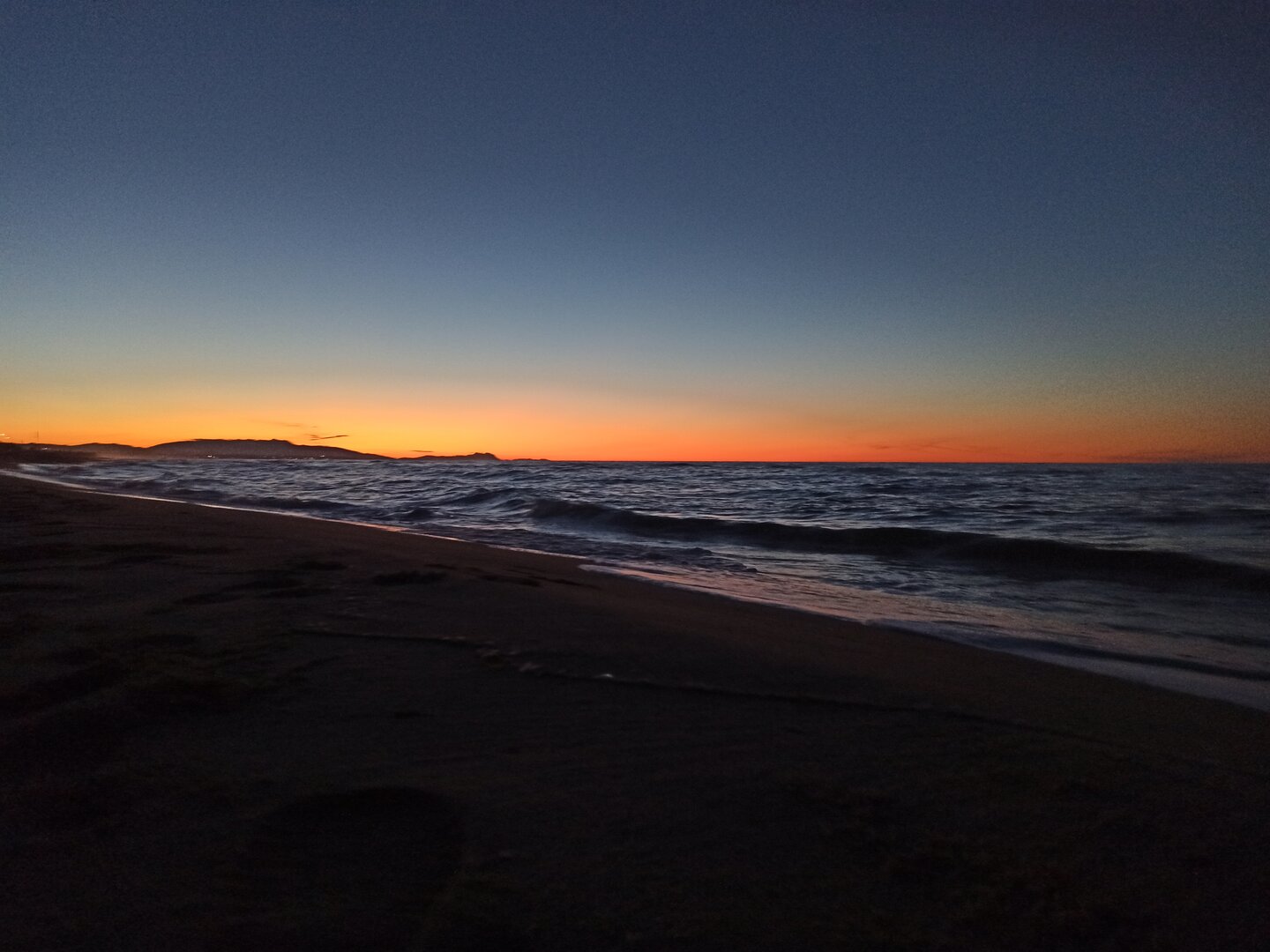 Mare al tramonto
